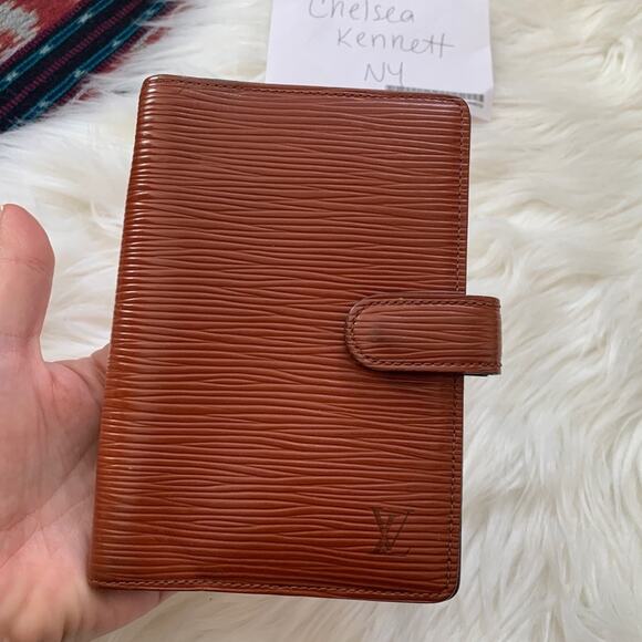 Louis Vuitton PM Epi Agenda Kenya Brown Leather - Picture 1 of 11